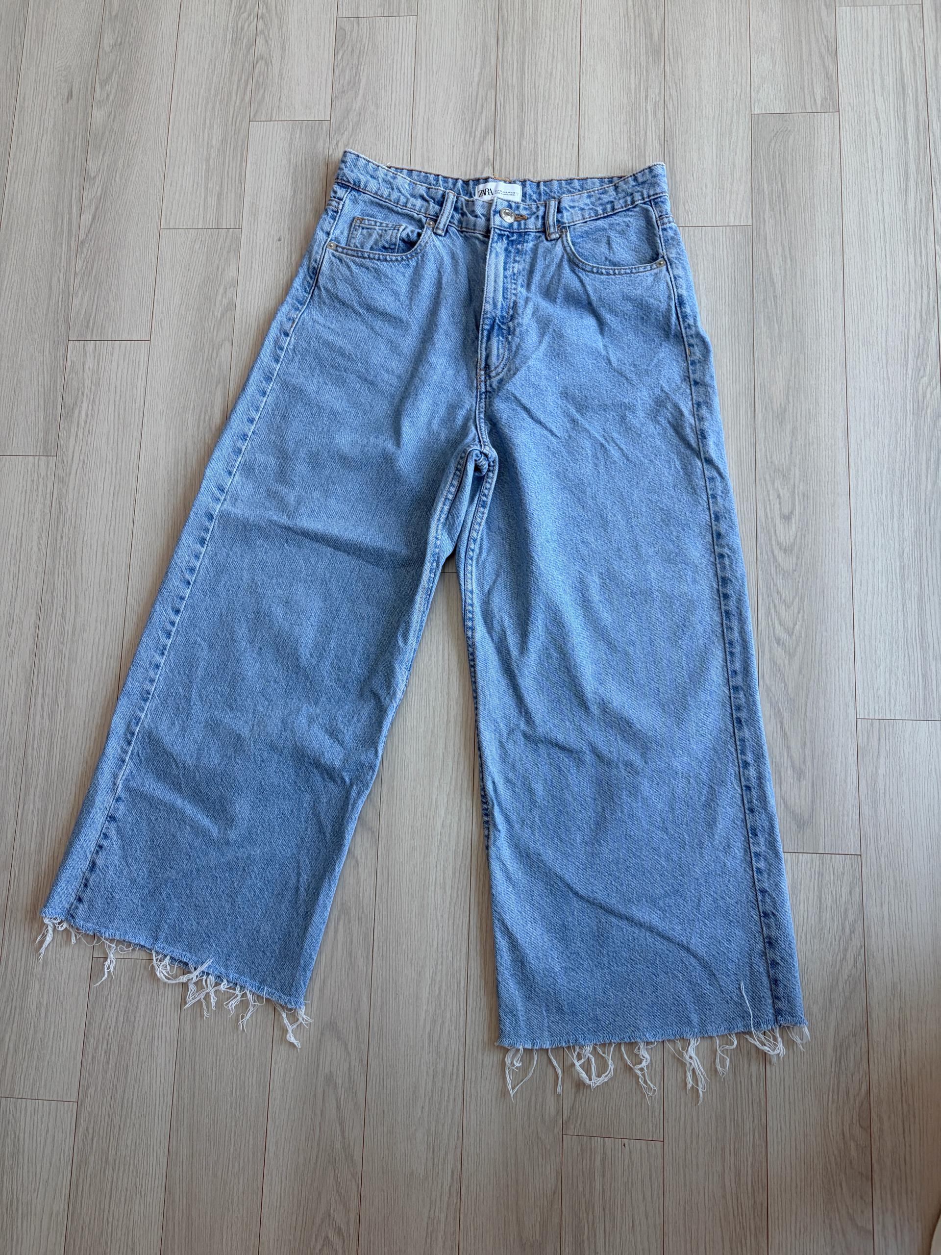 ZARA 자라 연청 빈티지 데님  2