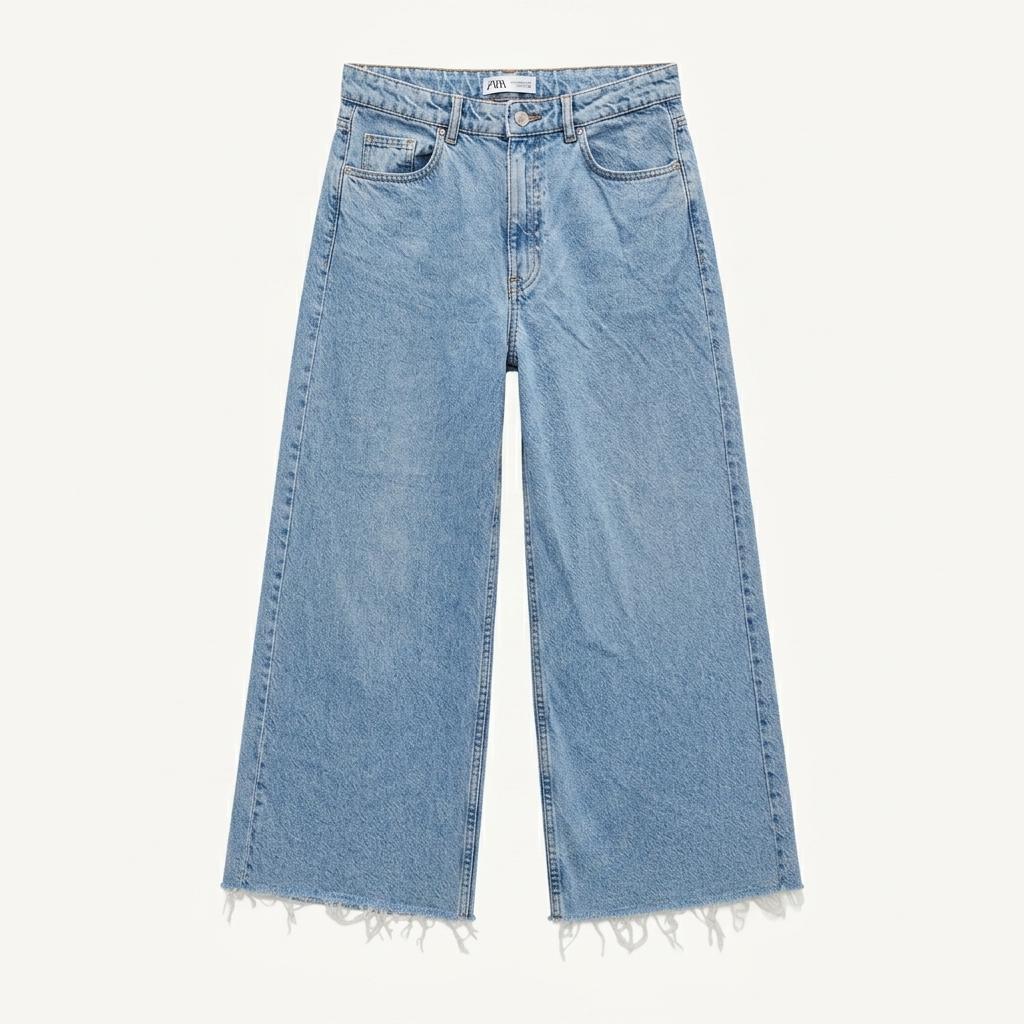 ZARA 자라 연청 빈티지 데님  1