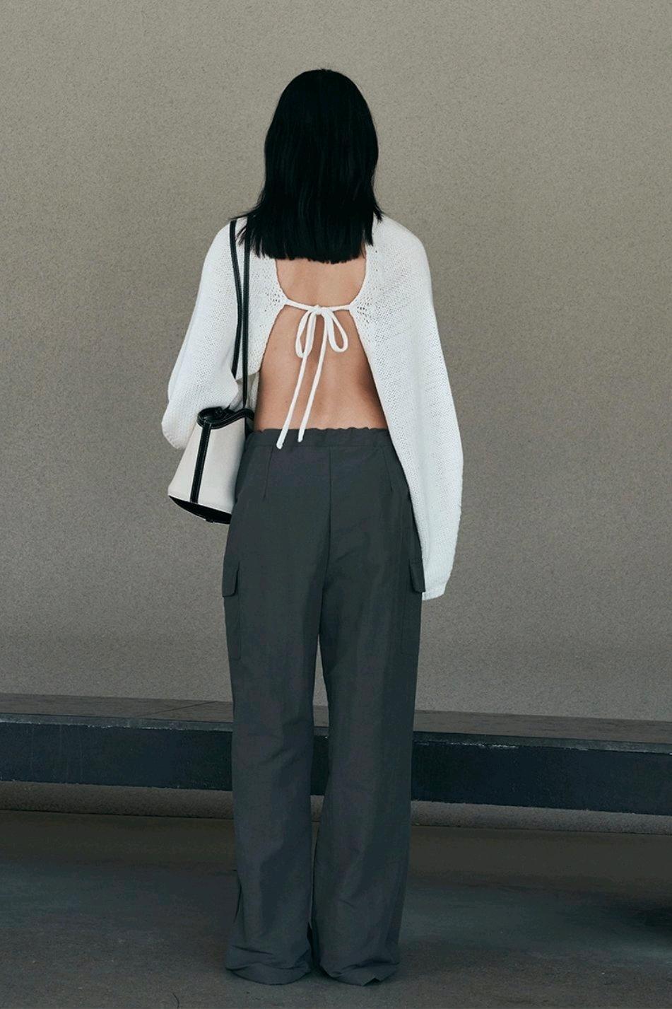 [NEEV]니브 Nylon Wide Cargo Pants 와일드 카고 팬츠 5