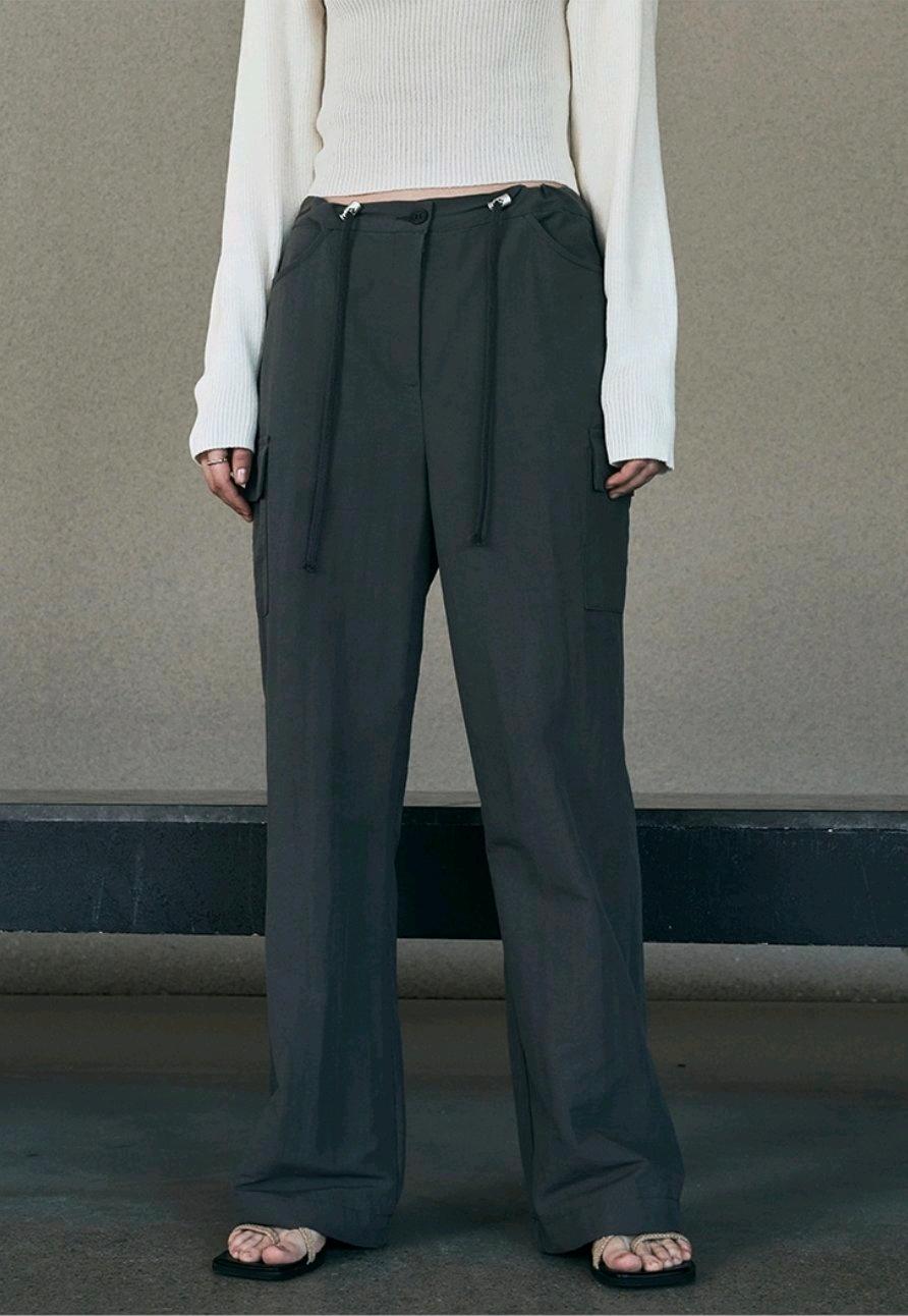 [NEEV]니브 Nylon Wide Cargo Pants 와일드 카고 팬츠 3