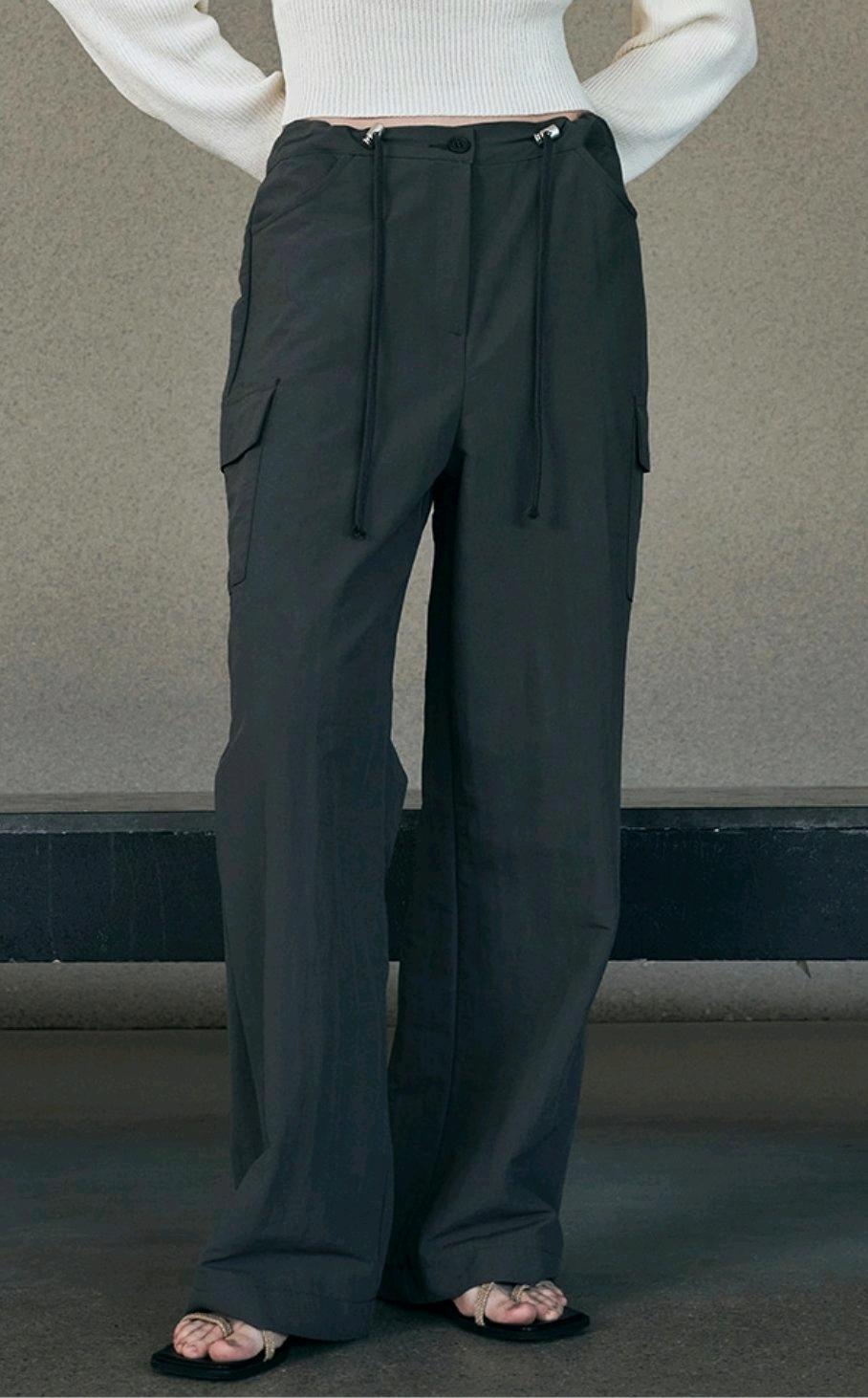 [NEEV]니브 Nylon Wide Cargo Pants 와일드 카고 팬츠 2