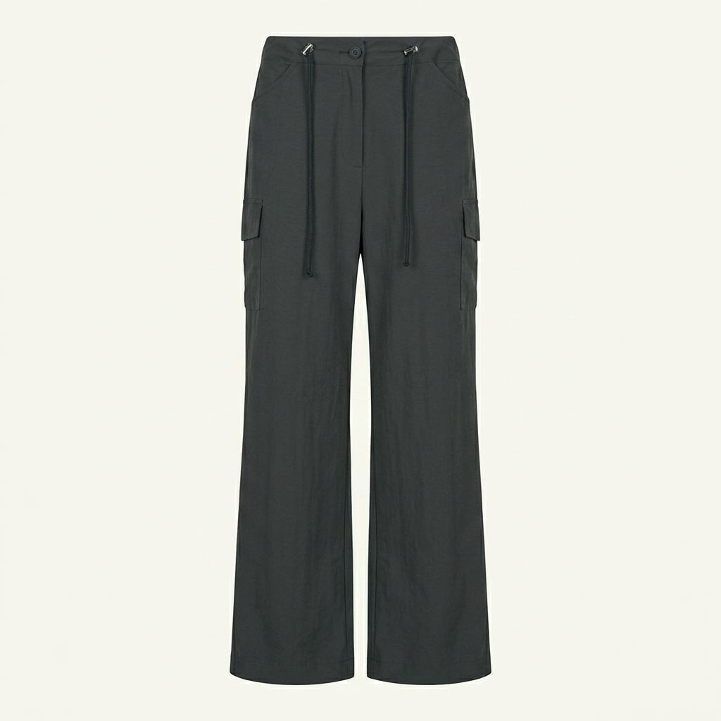 [NEEV]니브 Nylon Wide Cargo Pants 와일드 카고 팬츠 1