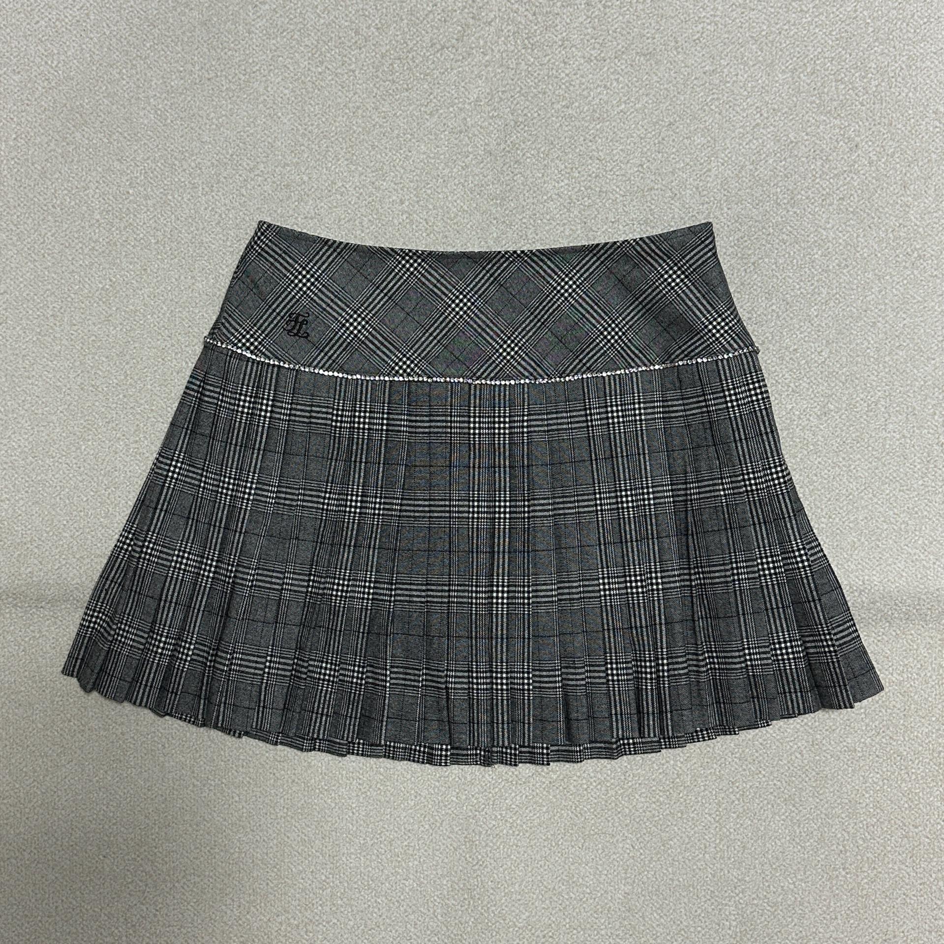 페어라이어 체크 플리트 스커트 2