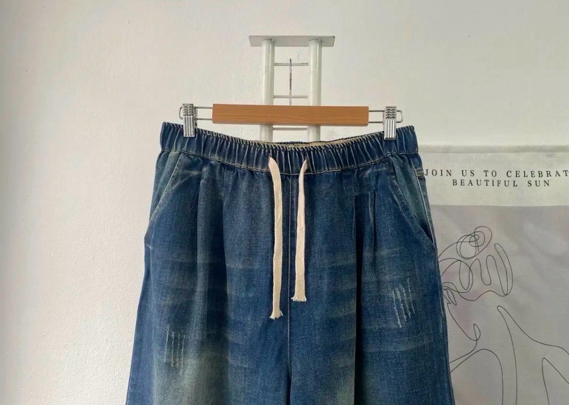 꽃무늬 와이드청바지 3