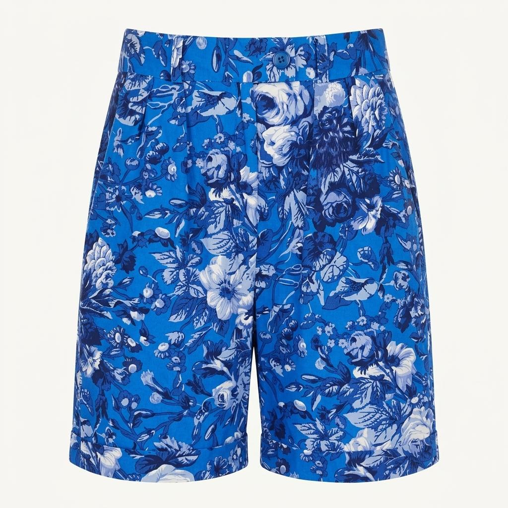 KENZO 겐조 플라워 하프 팬츠 / 여[MADE IN JAPAN] 1