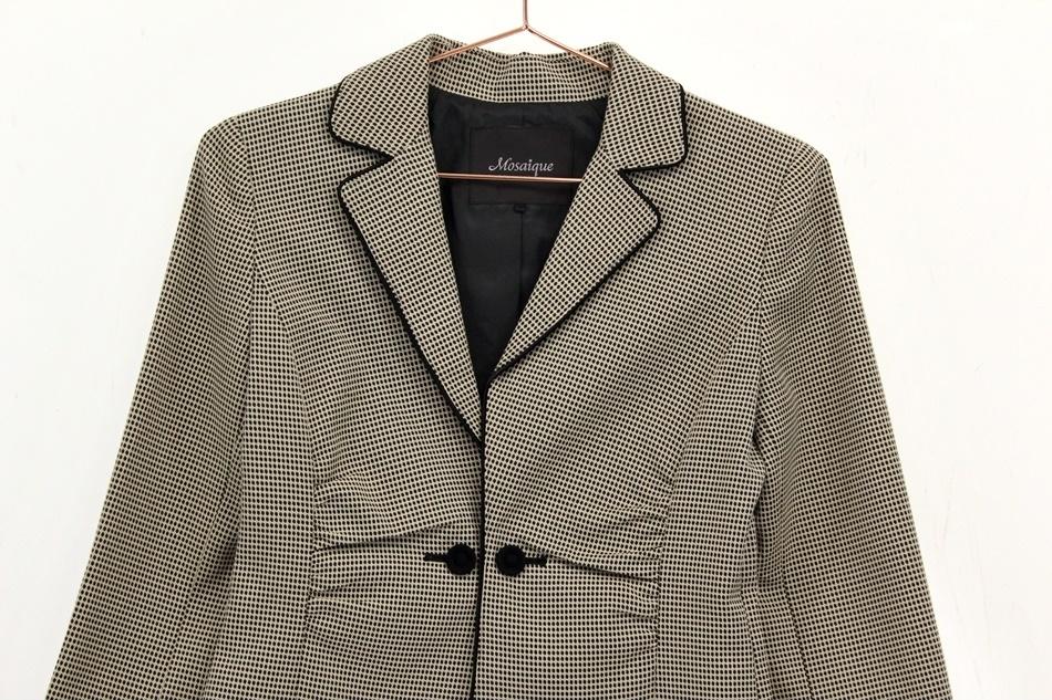 MOSAIQUE 도트 패턴 자켓 / 여[MADE IN JAPAN] 4