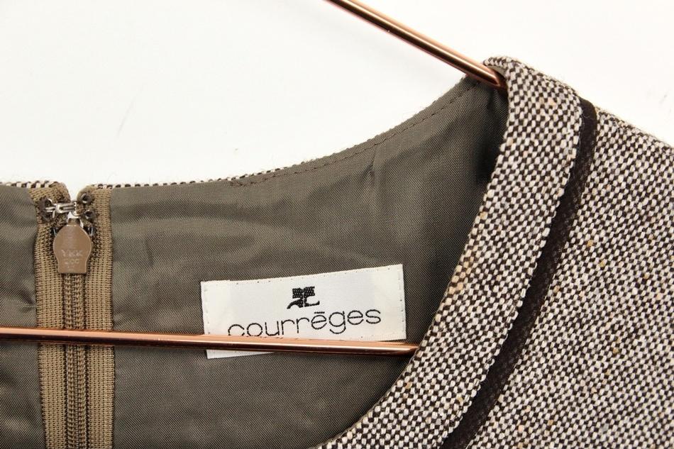 COURREGES 꾸레주 울63% 실크25% 원피스 / 여 8