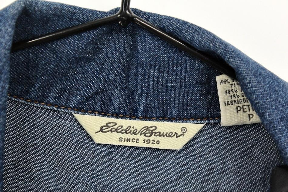 EDDIE BAUER 에디바우어 청 반팔 롱 자켓 / 여 8