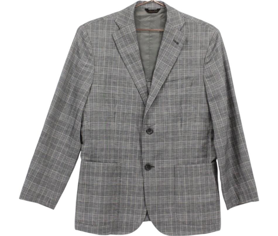 HAMILTON 까노니코 원단 울65% 린넨 혼방 블레이저 / 남[MADE IN ITALY 3