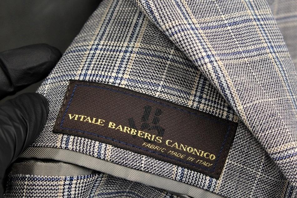 HAMILTON 까노니코 원단 울65% 린넨 혼방 블레이저 / 남[MADE IN ITALY 8