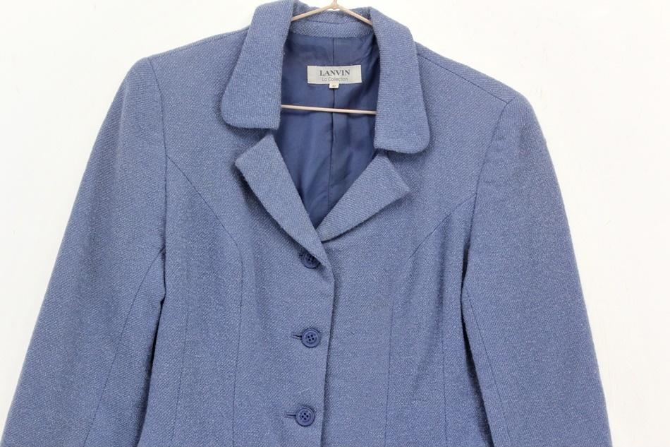 LANVIN 랑방 울혼방 자켓 / 여[MADE JAPAN] 4