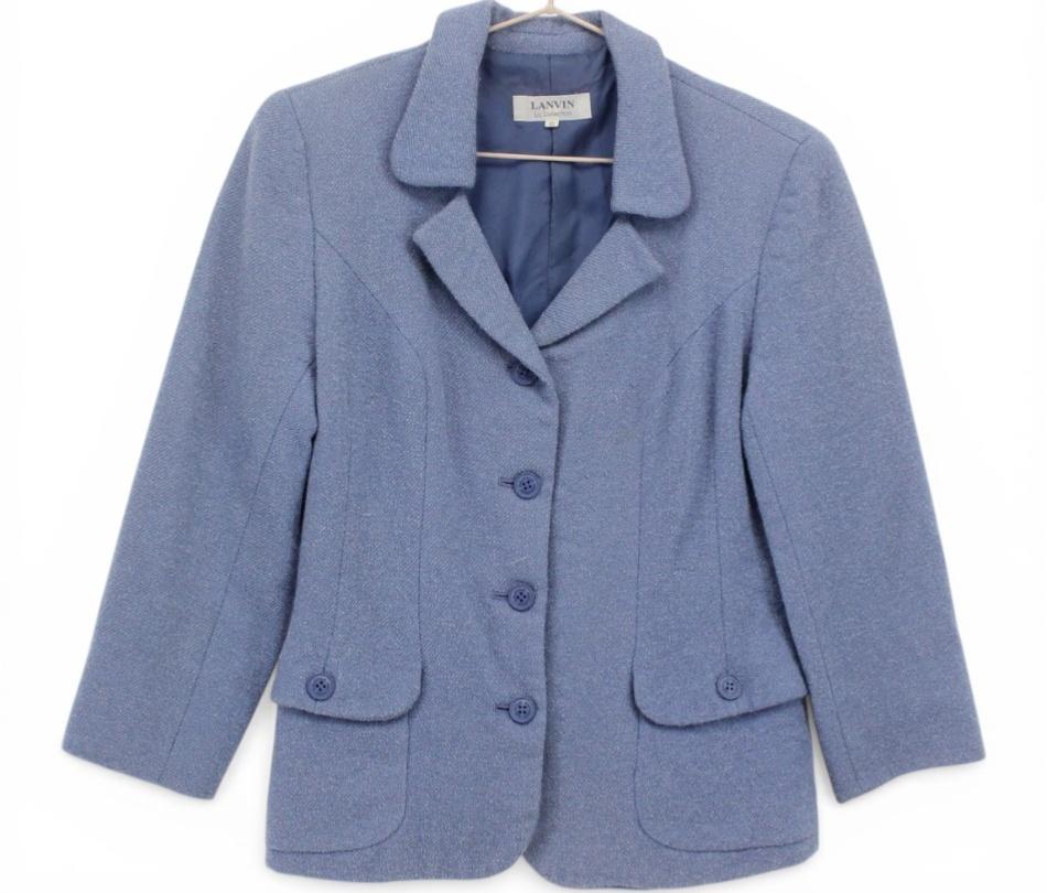 LANVIN 랑방 울혼방 자켓 / 여[MADE JAPAN] 3