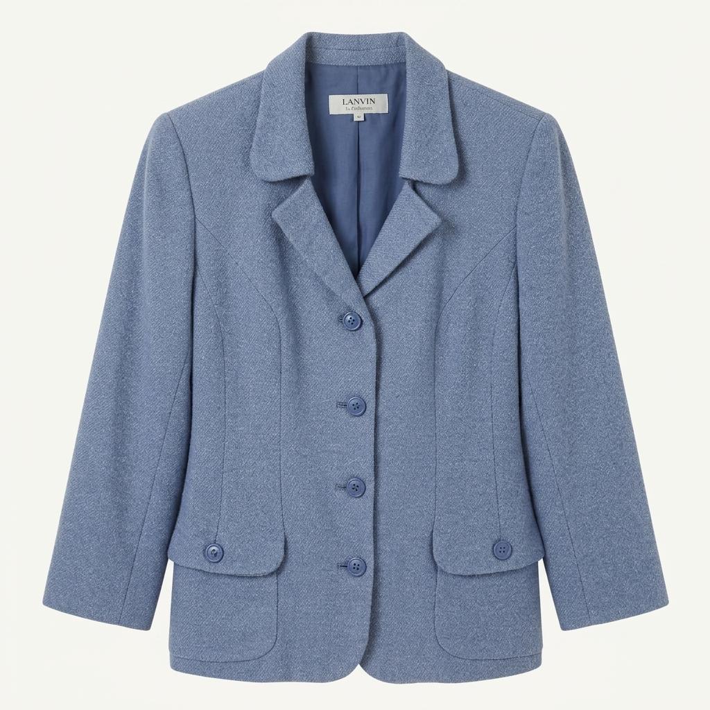 LANVIN 랑방 울혼방 자켓 / 여[MADE JAPAN] 1