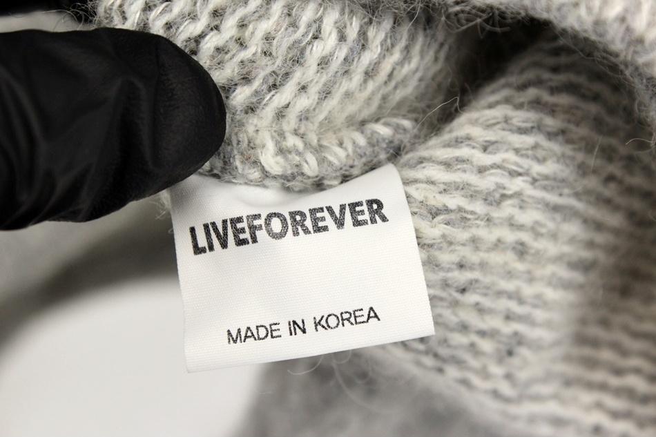 LIVE FOREVER 크롭 니트 / 여 8