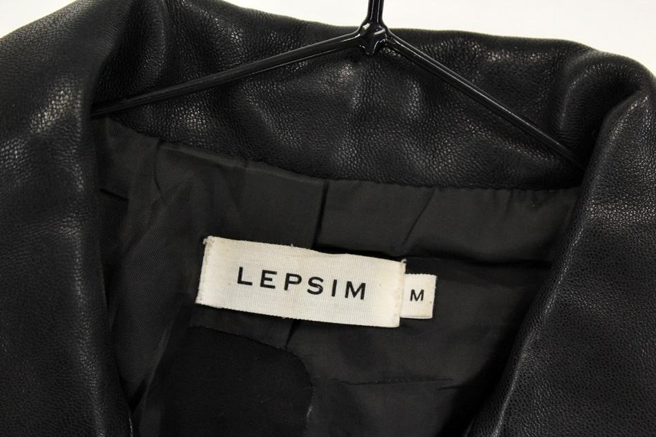 LEPSIM 리얼레더 양가죽 라이더 자켓 / 여 7