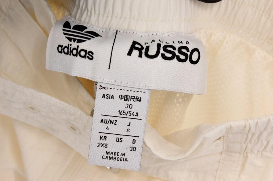 ADIDAS x PAOLINA RUSSO 바람막이 트레이닝 밴딩팬츠 / 여 9