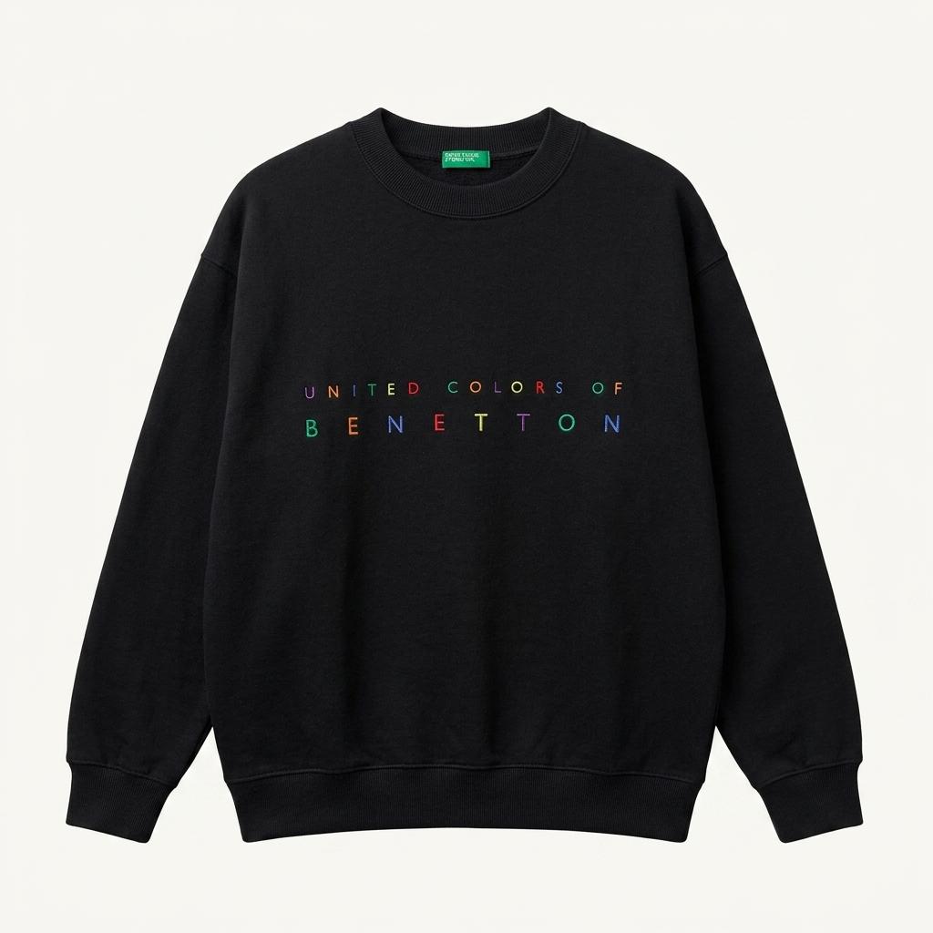 BENETTON 베네통 레터링 맨투맨 / 남[MADE ITALY] 1