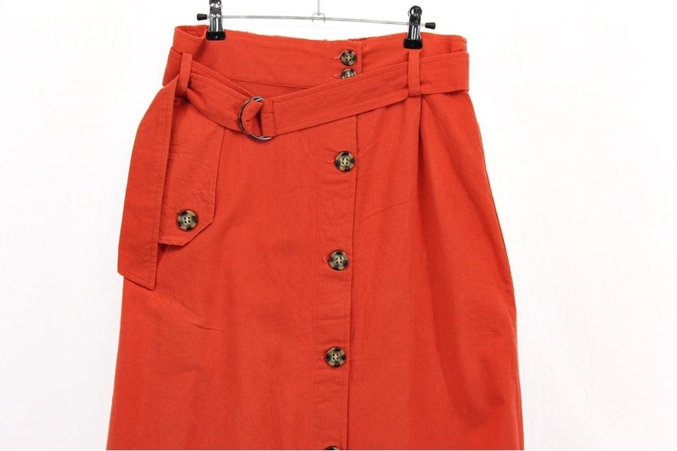 REAL CUBE 벨티드 밴딩 스커트 / 여 4
