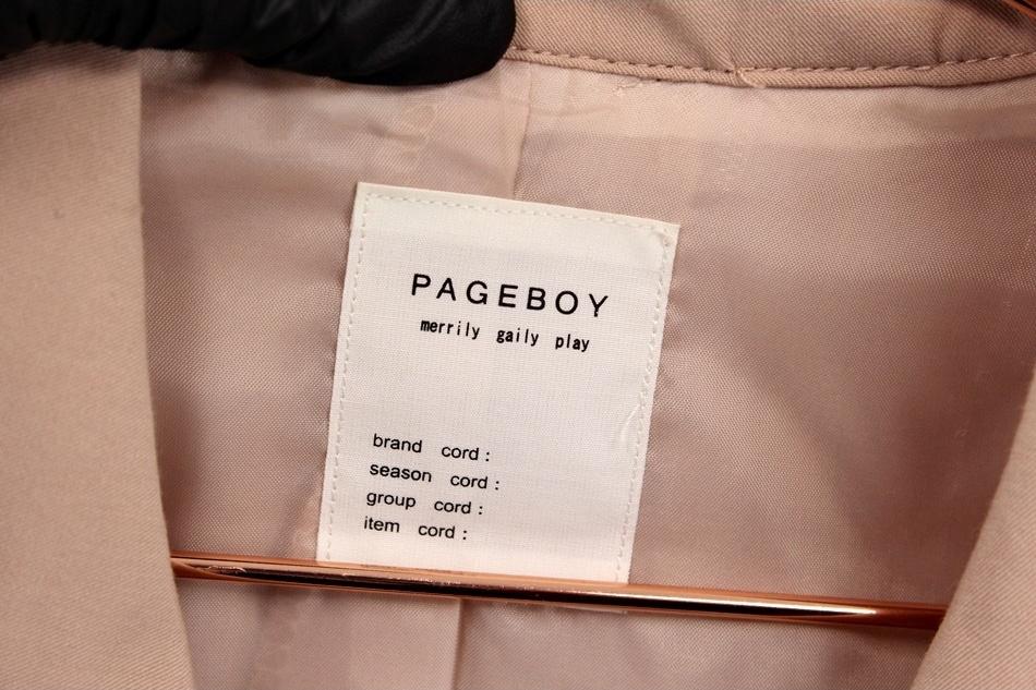 PAGEBOY 벨티드 코트 / 여 7