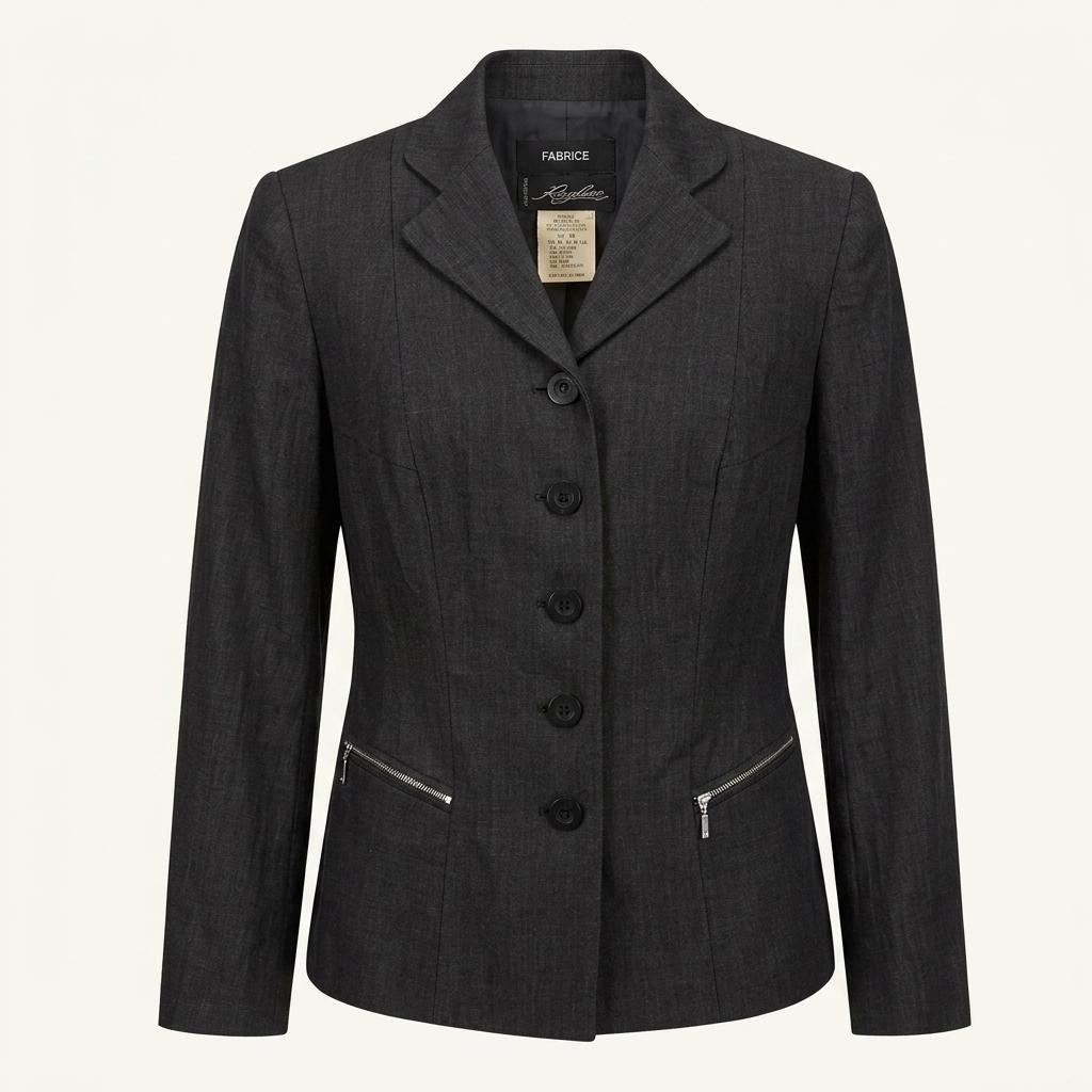 FABRICE 울55% 린넨38% 자켓 / 여[MADE IN JAPAN] 1