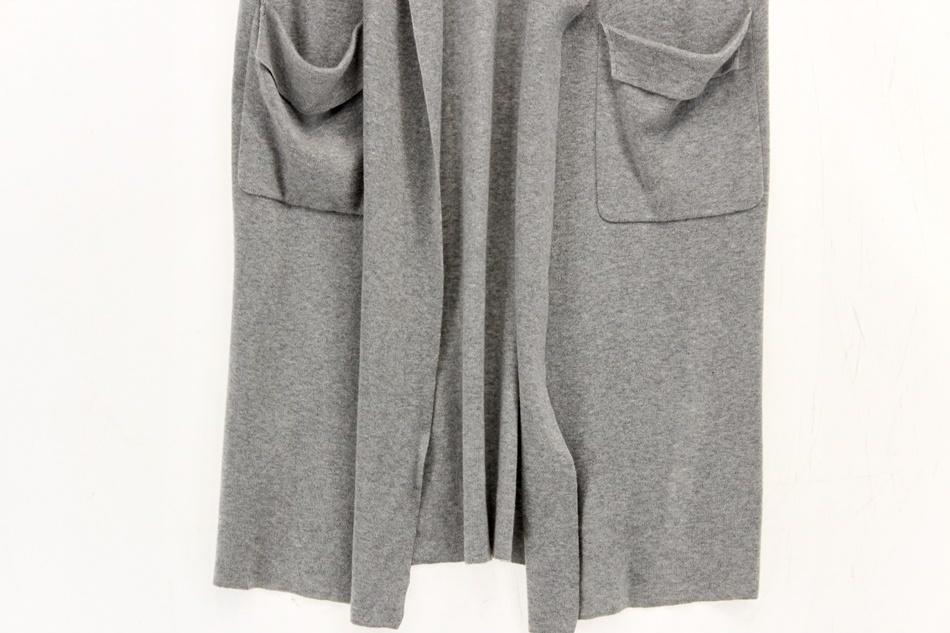 UNITED ARROWS 실크혼방 롱 가디건 / 여 6