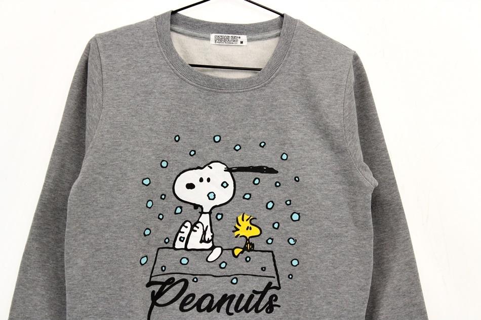 PEANUTS 기모안감 맨투맨 / 여 4