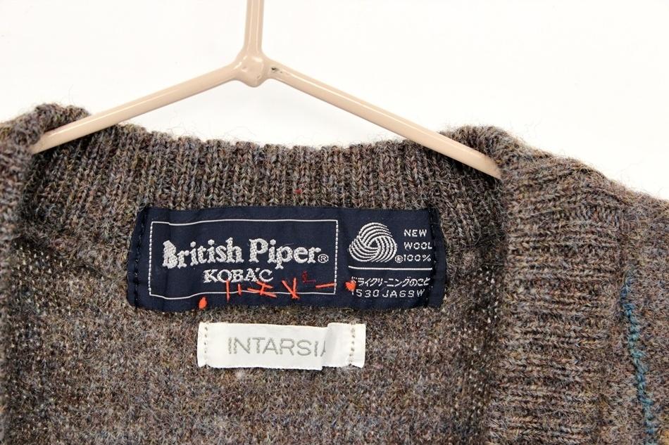 BRITISH PIPER 울100% 조끼 / 남 7