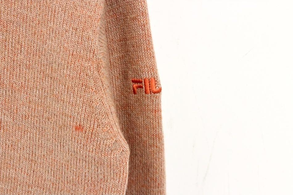 FILA 울100% 반집업 니트 / 여 6