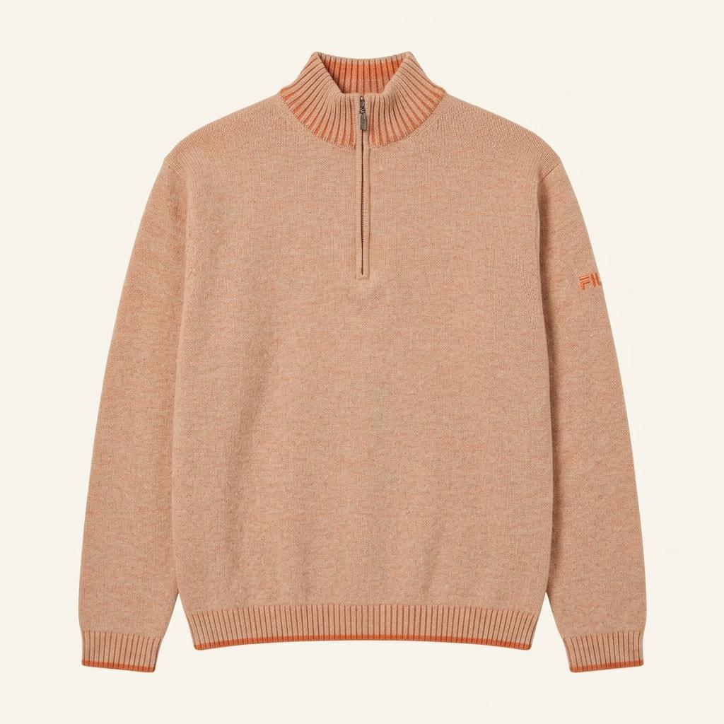 FILA 울100% 반집업 니트 / 여 1
