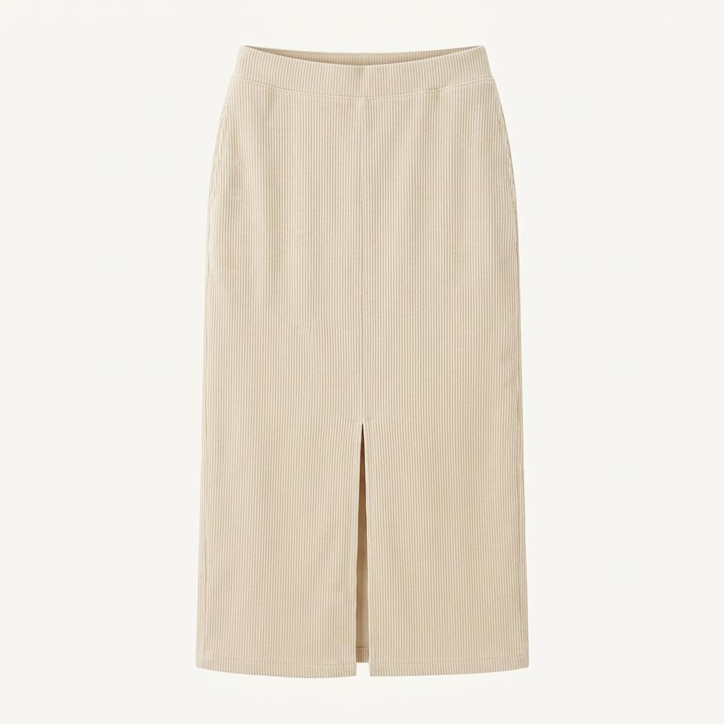 UNIQLO 코듀로이 밴딩 스커트 / 여 1