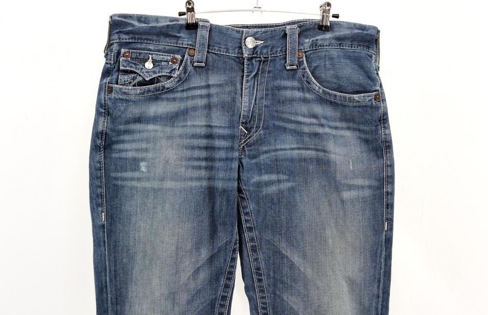TRUE RELIGION 트루릴리젼 데님 팬츠 / 남[MADE IN U.S.A](단추유실) 4