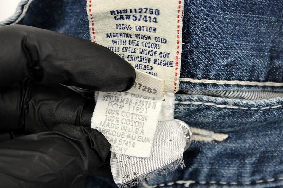 TRUE RELIGION 트루릴리젼 데님 팬츠 / 남[MADE IN U.S.A](단추유실) 10