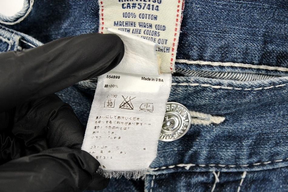 TRUE RELIGION 트루릴리젼 데님 팬츠 / 남[MADE IN U.S.A](단추유실) 11