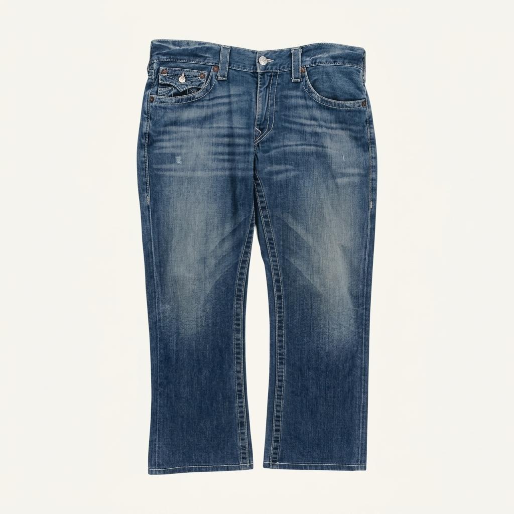 TRUE RELIGION 트루릴리젼 데님 팬츠 / 남[MADE IN U.S.A](단추유실) 1
