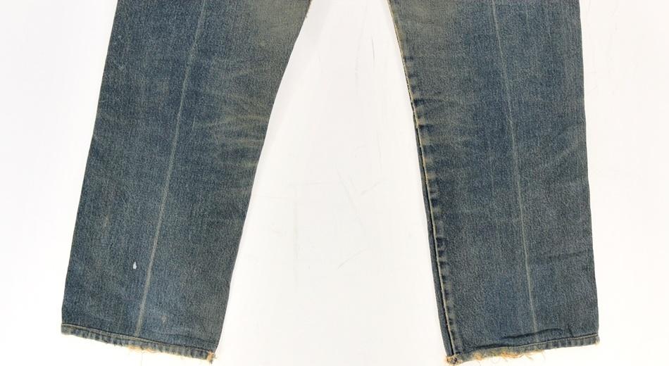 WRANGLER 랭글러 카모 디테일 워싱 데미지 데님 팬츠 / 남[MADE IN U.S.A 11