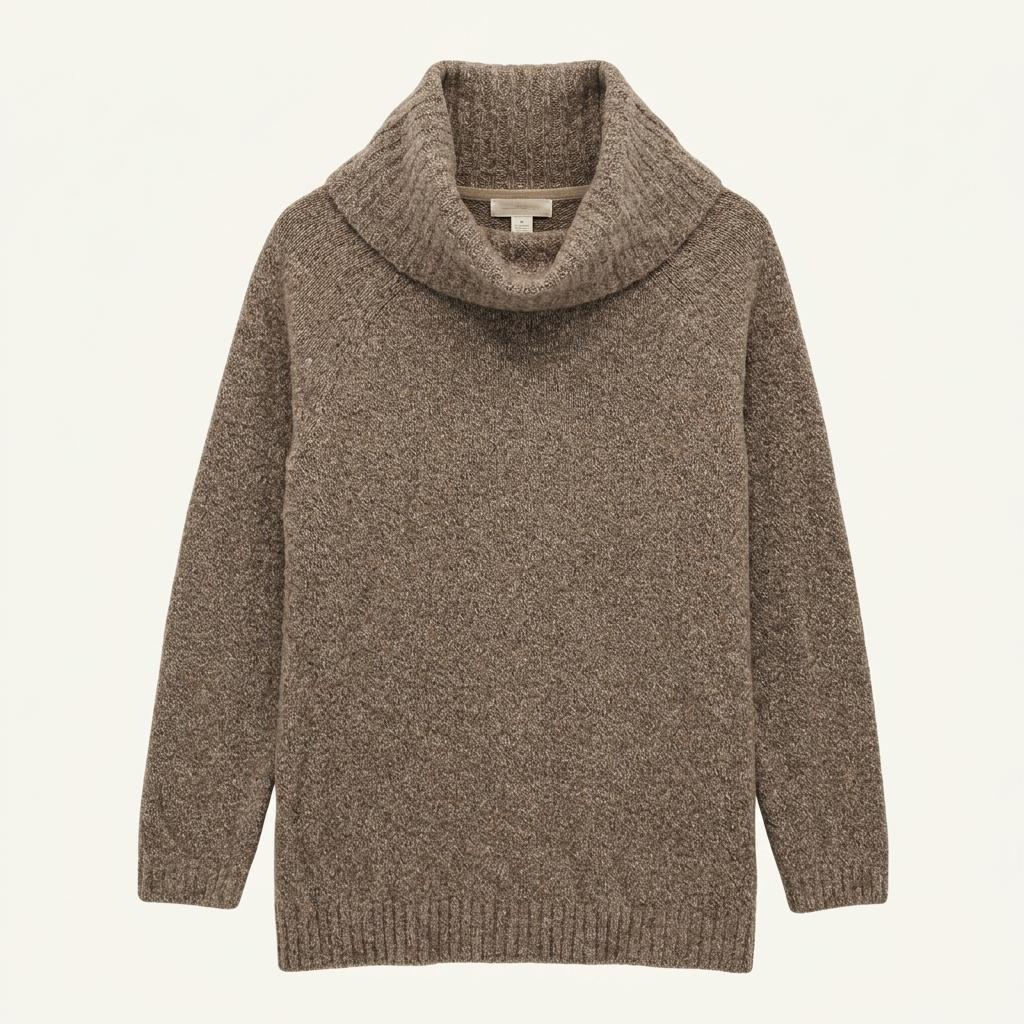 L.L.BEAN 엘엘빈 울 혼방 터틀넥 니트 / 여 1