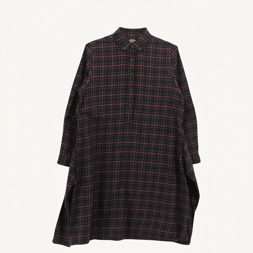 UNIQLO 체크 셔츠 원피스 / 여 1