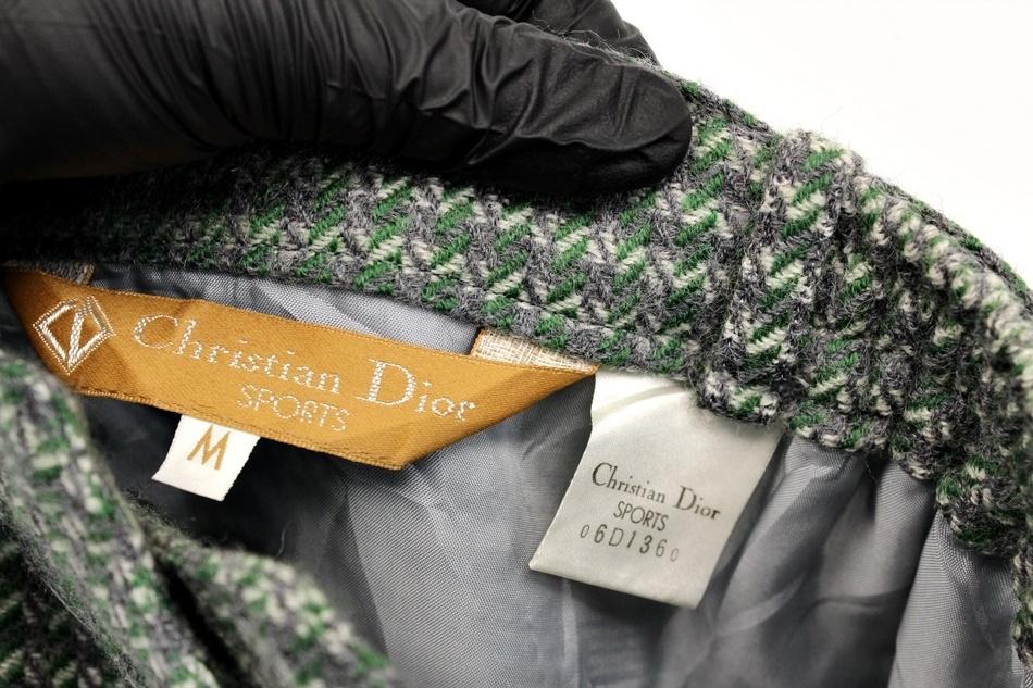 CHRISTIAN DIOR 디올 울100% 벨티드 밴딩 스커트 / 여 7