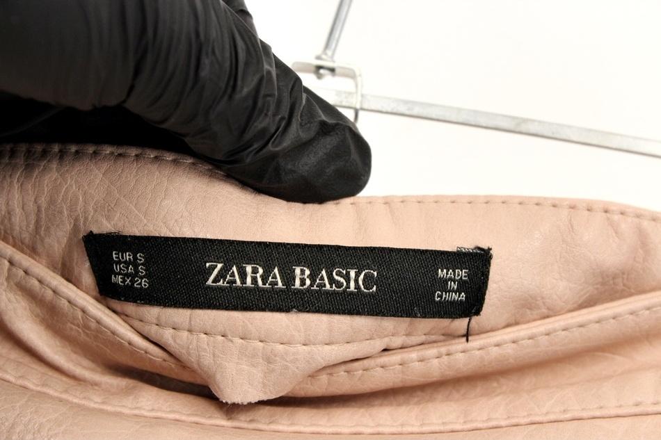 ZARA 페이크레더 스커트 / 여 7