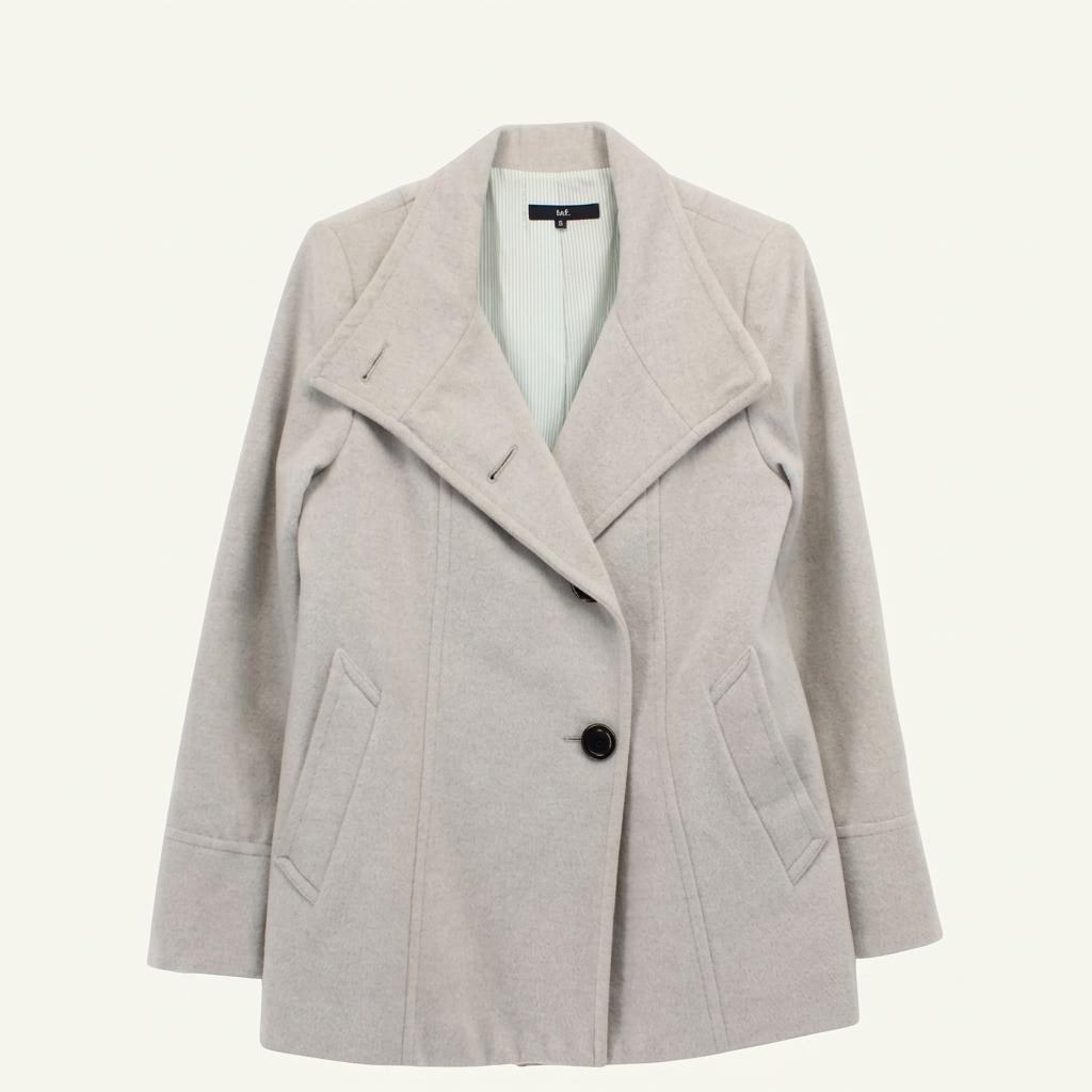 LAF 앙고라60% 울 혼방 하프 코트 / 여 1