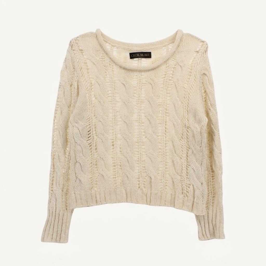 CECIL McBEE 꽈배기 니트 / 여 1