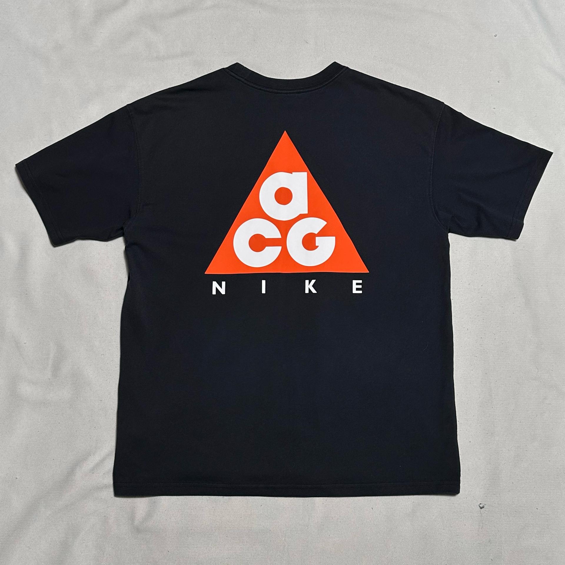 XL 나이키 ACG 빅로고 블랙 반팔 티셔츠 3