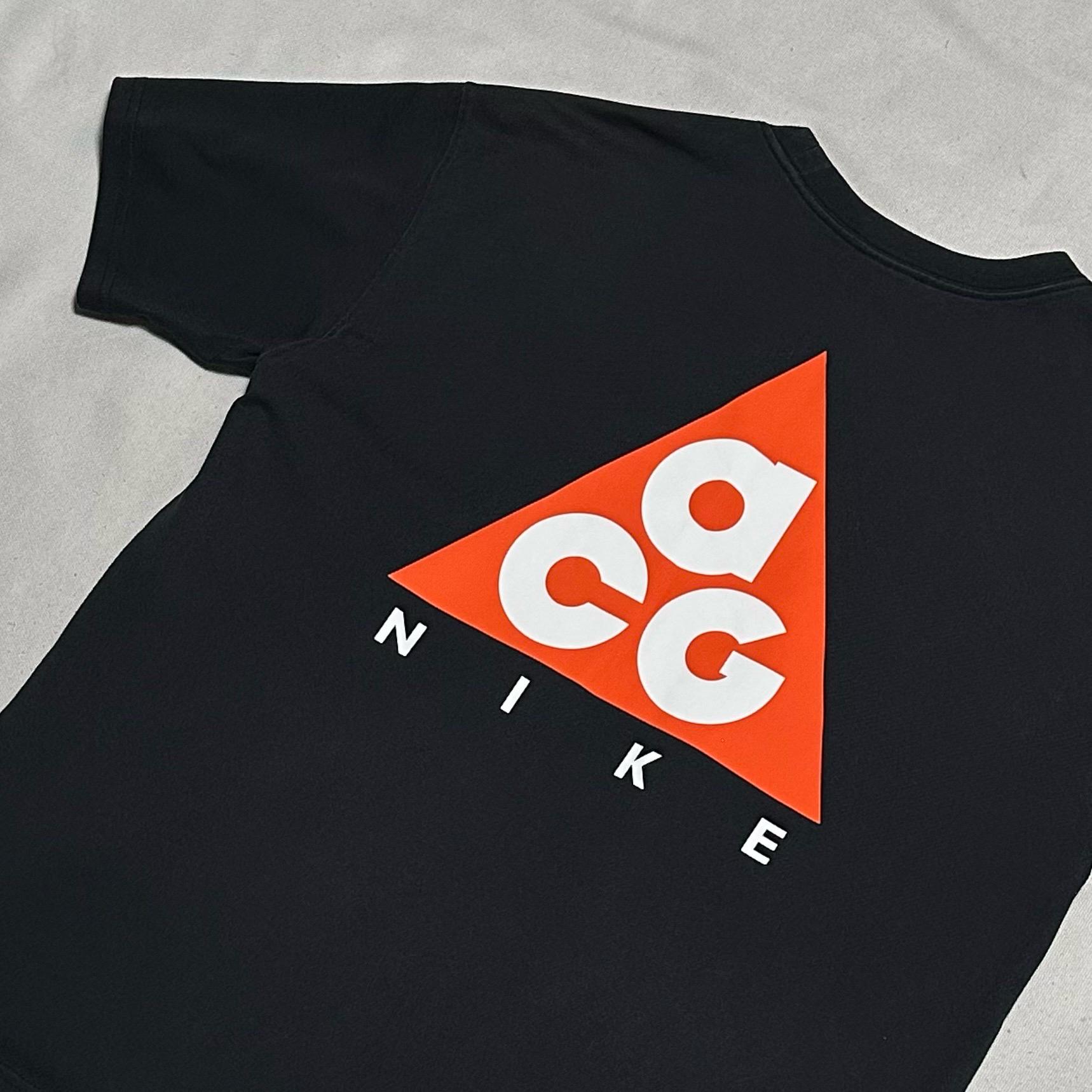 XL 나이키 ACG 빅로고 블랙 반팔 티셔츠 2