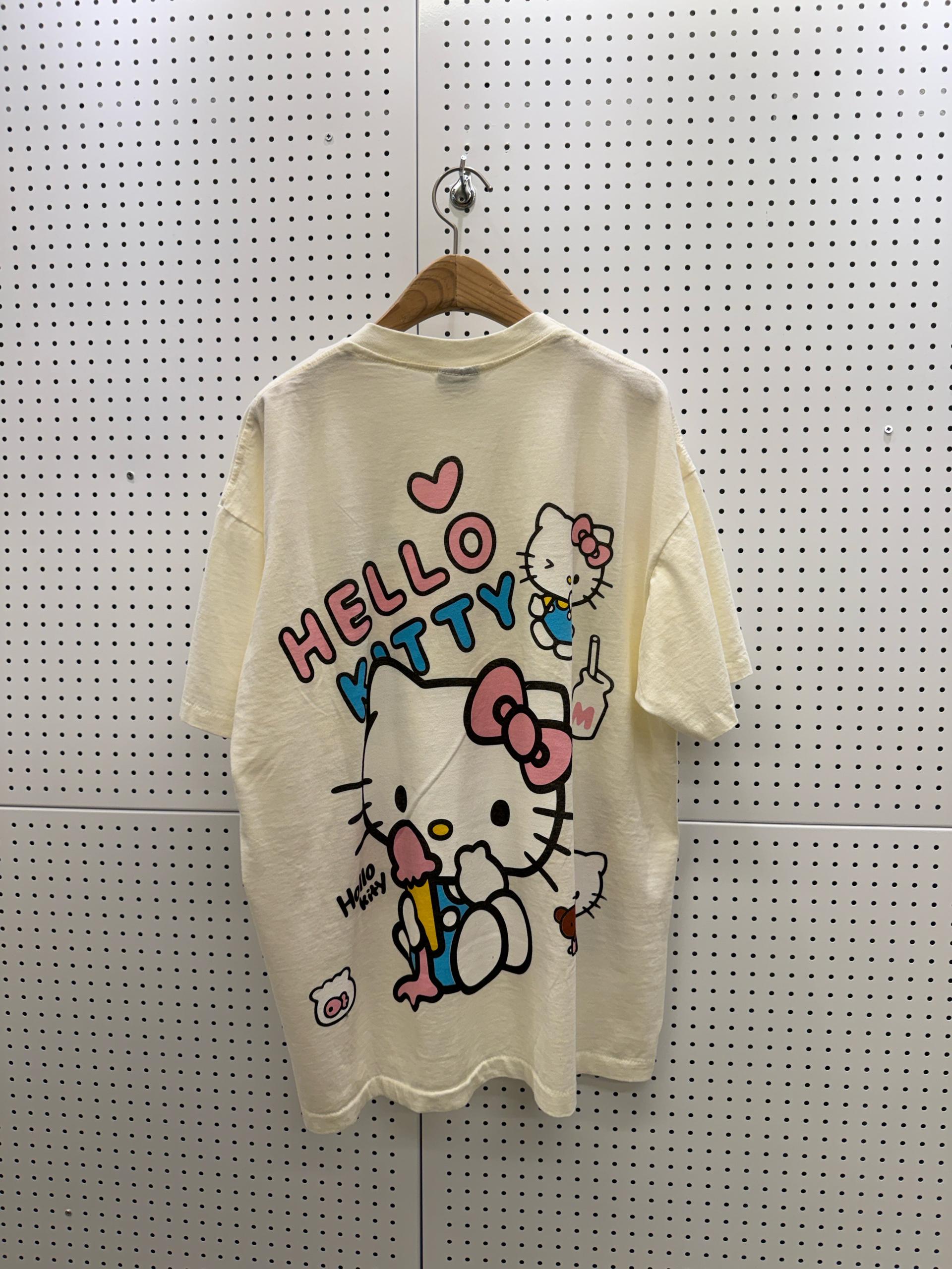 빈티지 MAKE X 헬로키티 콜라보 반팔티셔츠 U1266 4