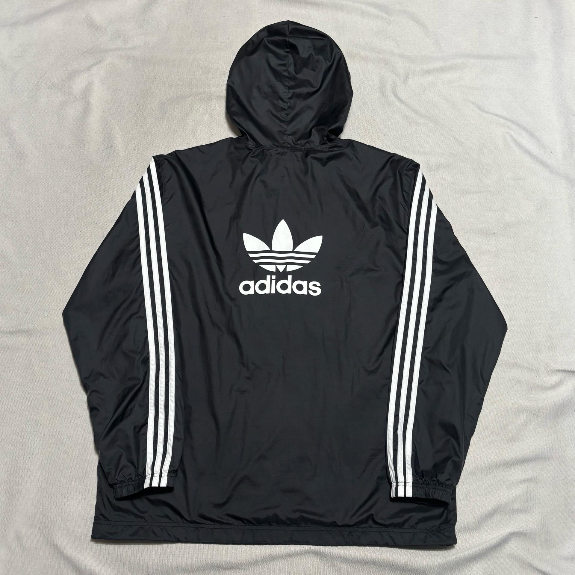 2XL 아디다스 유로파 블랙 후드 바람막이  4