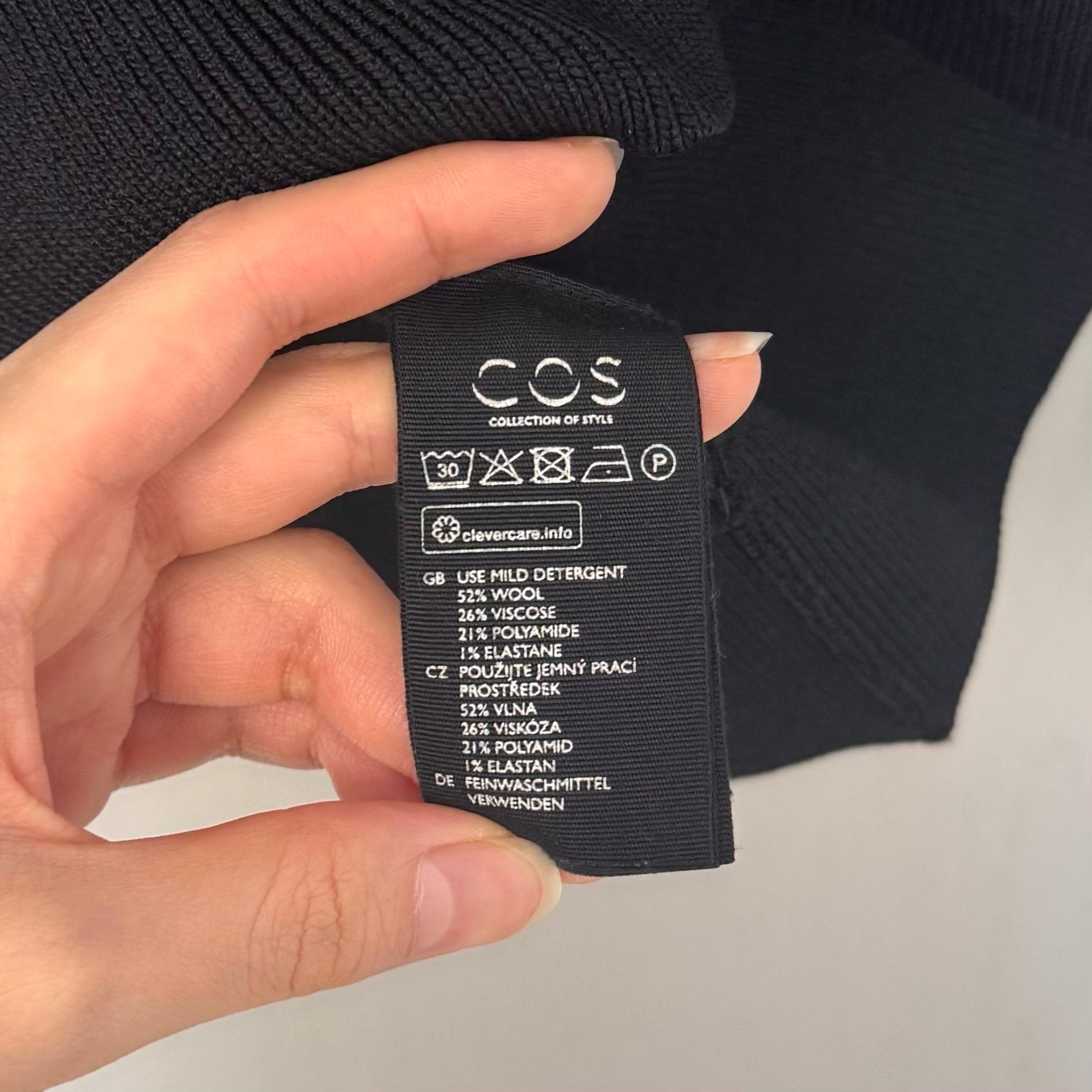 (xs) cos 울 니트 반팔 5