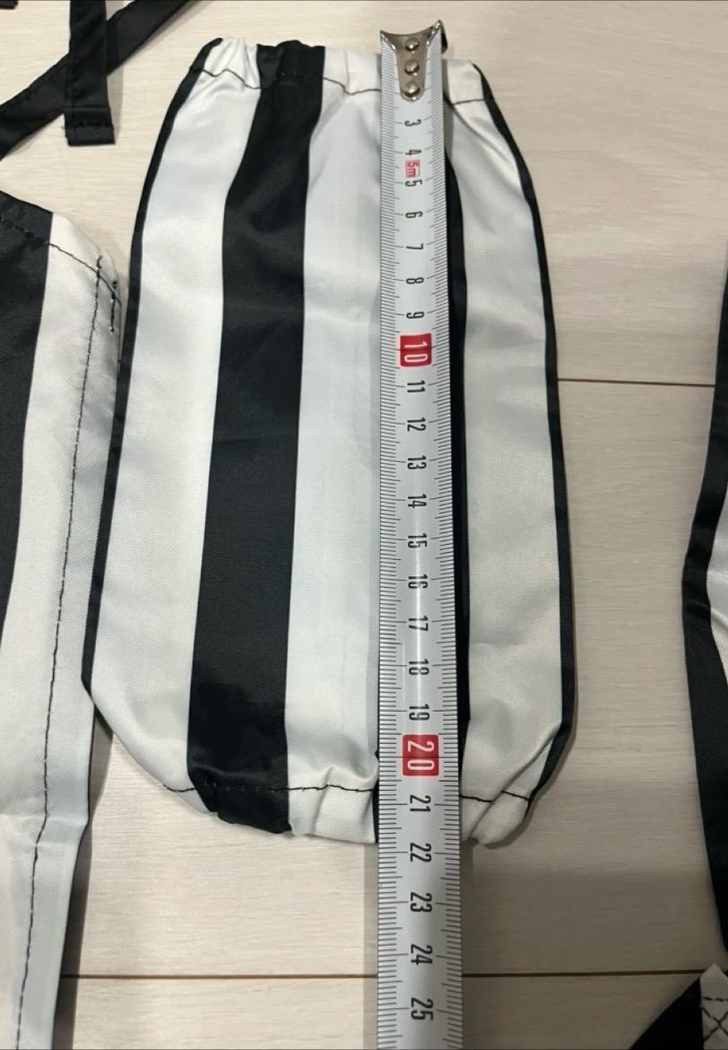 유아동 줄무늬 앞치마 두건 팔토시 가방 세트 4