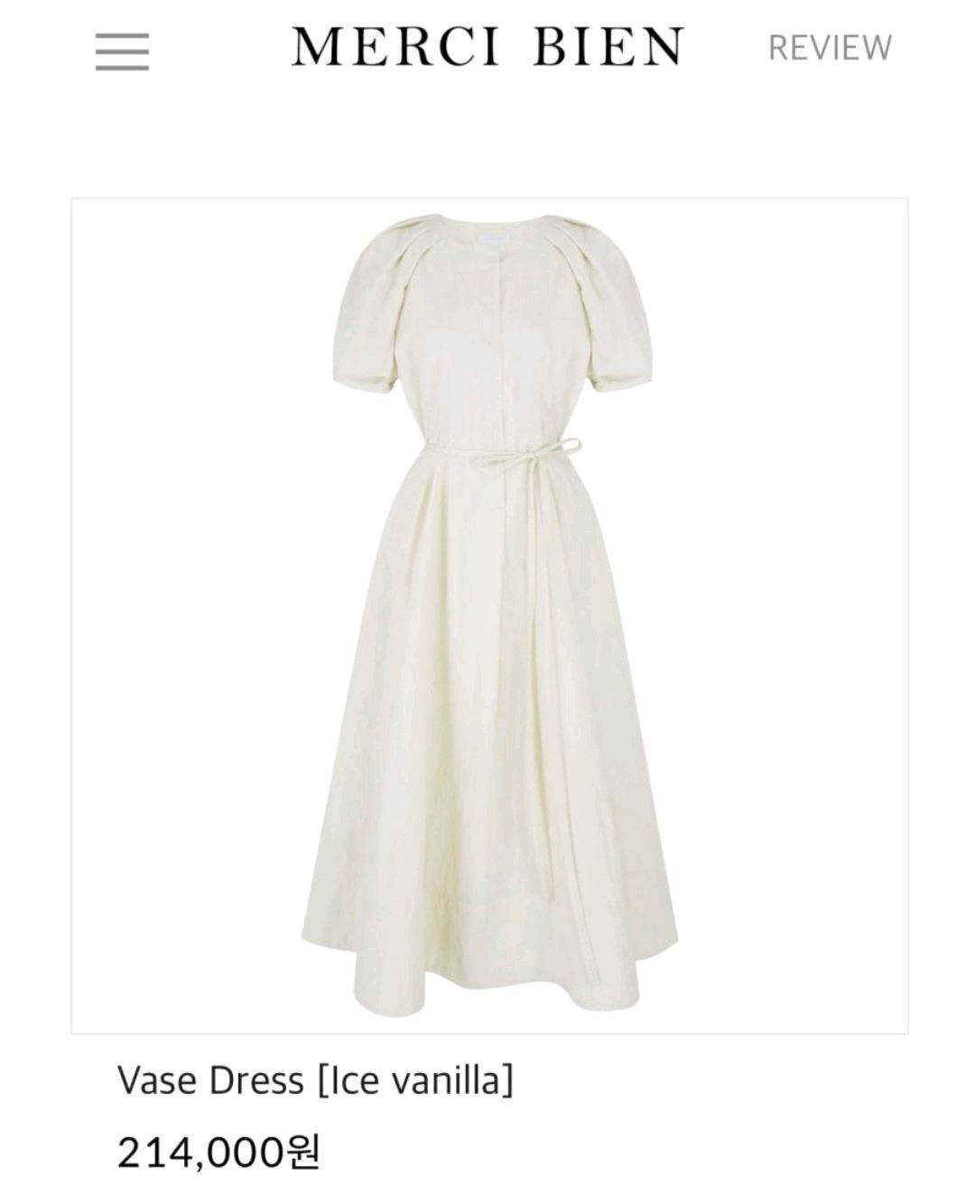 메비( 구 메르시비앙) Vase Dress 아이스 바닐라 2