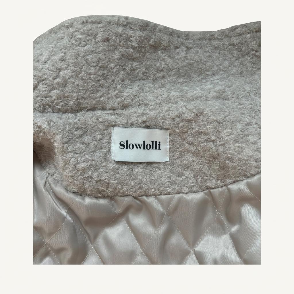 Teddy boucle half coat 1