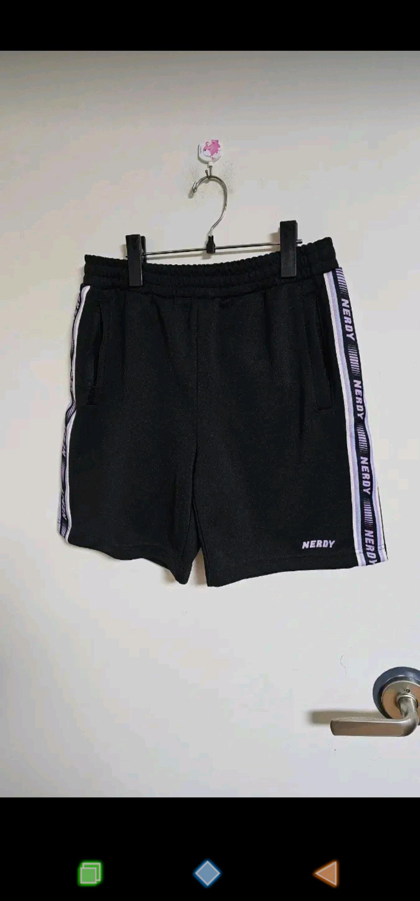 널디 로고 테잎 트랙 하프 팬츠 남녀공용  2